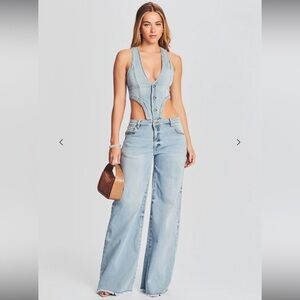 SER.O.YA DALLAS DENIM JUMPSUIT